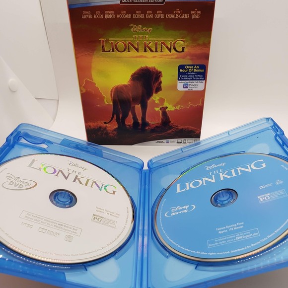 The Lion King Movie Disney Blu-Ray DVD - Picture 5 of 5